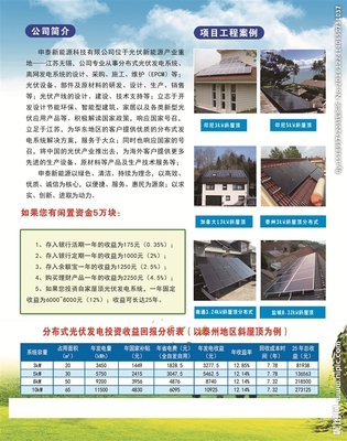 新能源光伏案例 太陽能發電技術服務的實際應用
